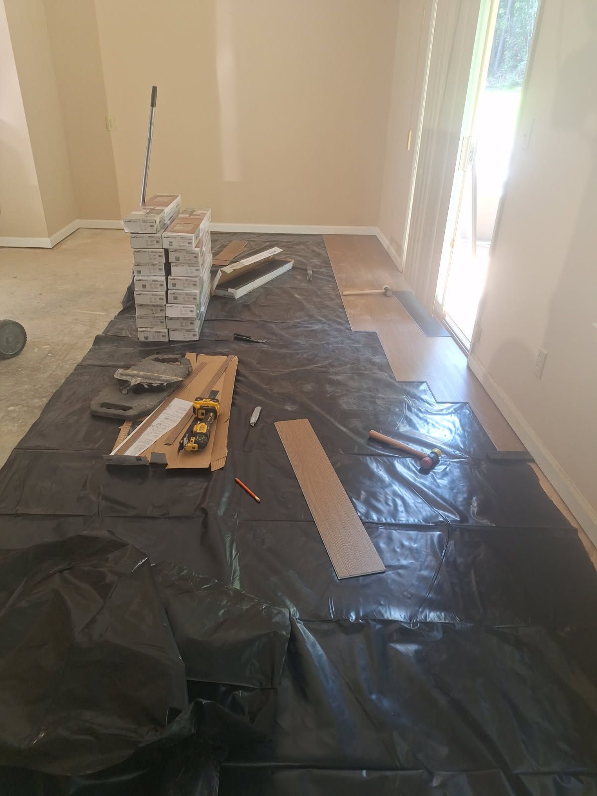 Before and after - before